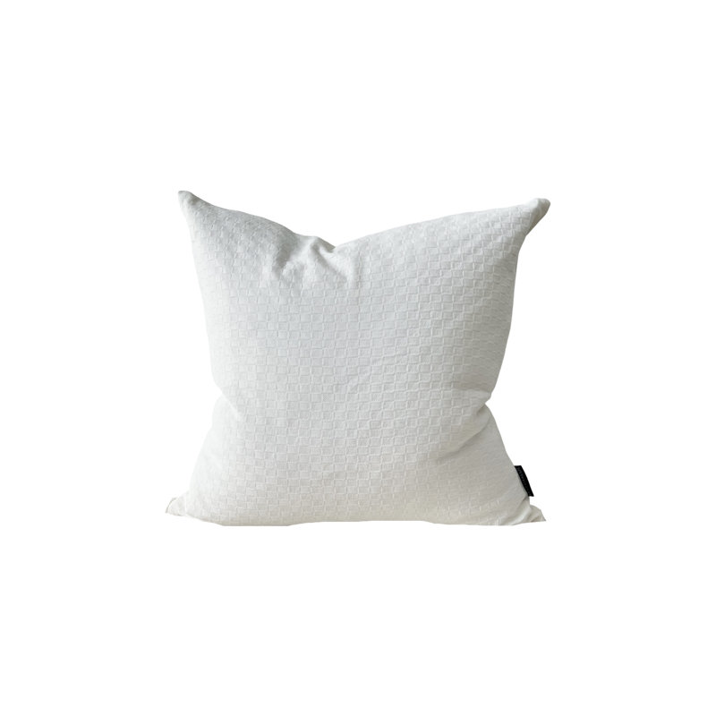 Largo Canvas, Rectangle 12"H x 20"W, White Checkered