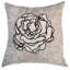 Cabbage Rose Square Pillow