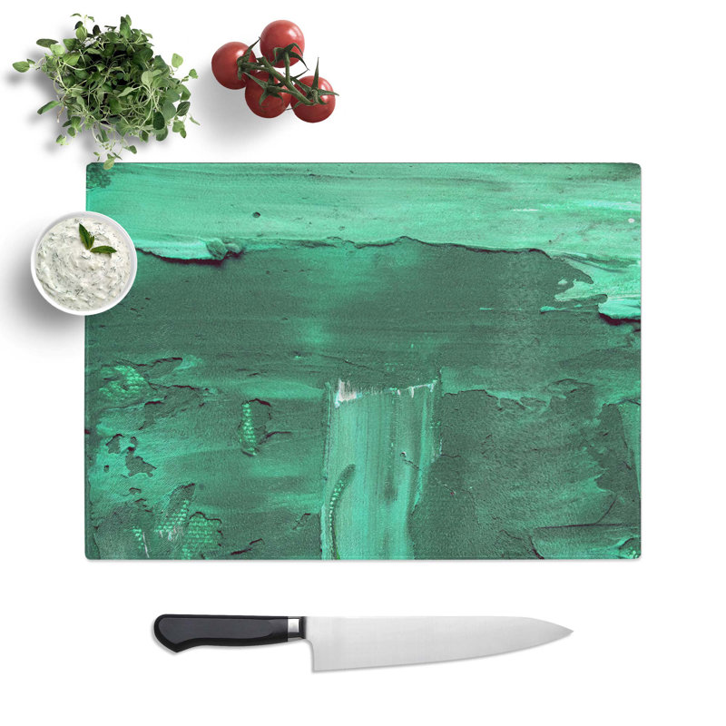 Tempered Glass Art Painting Vol.471 Chopping Board, 28.5 cm W x 20 cm L