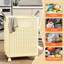 Panier à linge pliable en plastique avec roulettes BAOKALER, 14,7 x 14,2 x 21,6 po