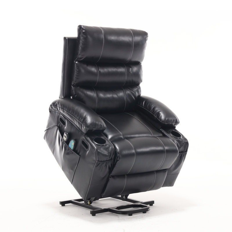 Fauteuil inclinable électrique 21 po Crocker, Noir, noir, noir, noir
