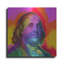Red Barrel Studio® «Ben Franklin Pop Art» par Howie Green, art mural en métal-973232855