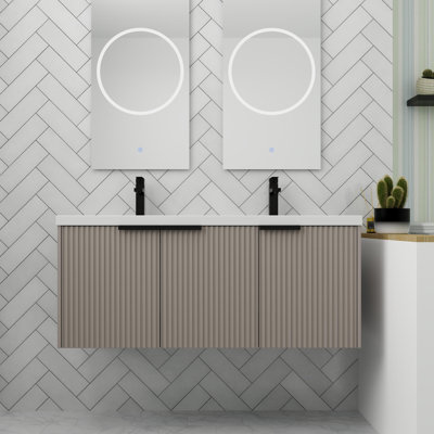 Meuble-lavabo 48 po avec lavabo en résine