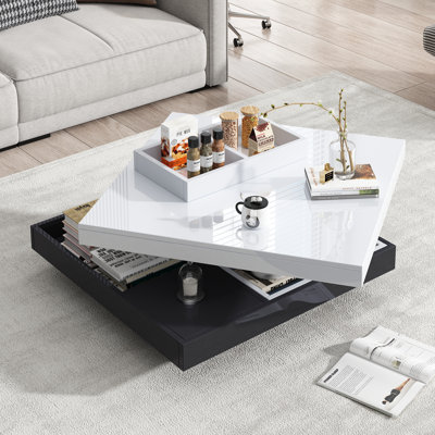 Frame Coffee Table with Storage