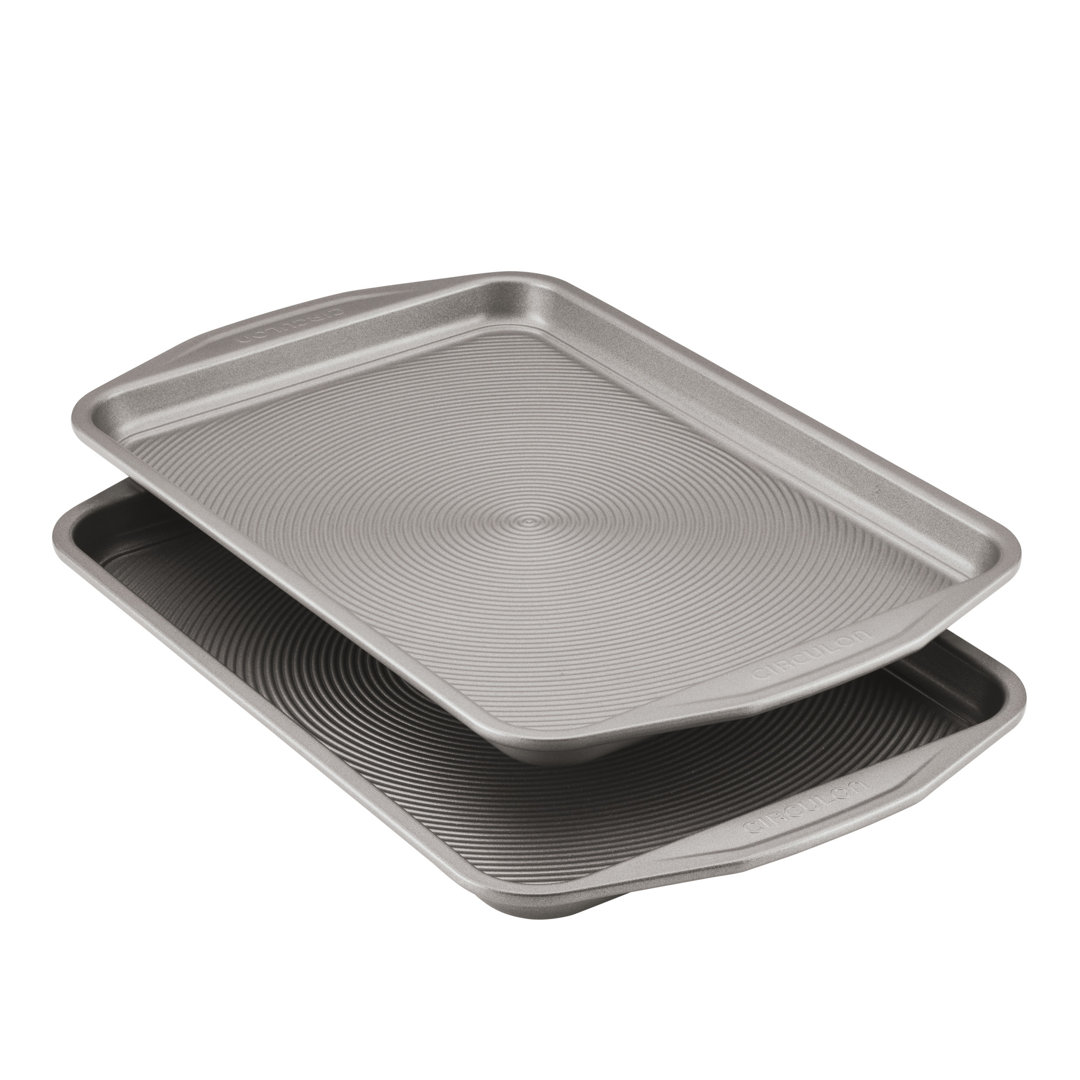 Circulon Nonstick 2 Piece Bakeware Set, 10-Inch x 15-Inch Cookie Pan (Set of 2) Circulon