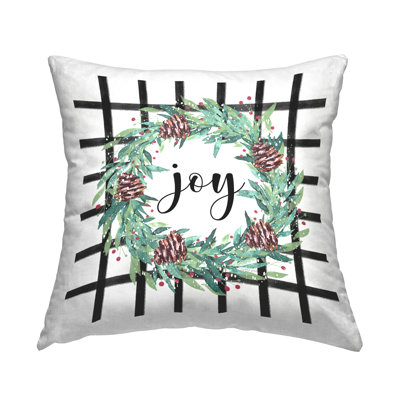 Checkered Throw Pillow