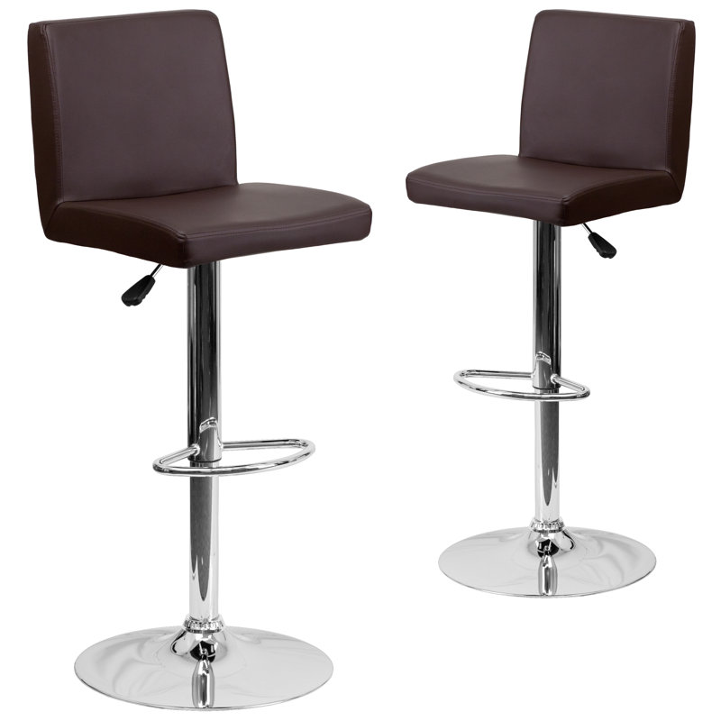 Tabouret de bar à hauteur réglable Nobles, Brun