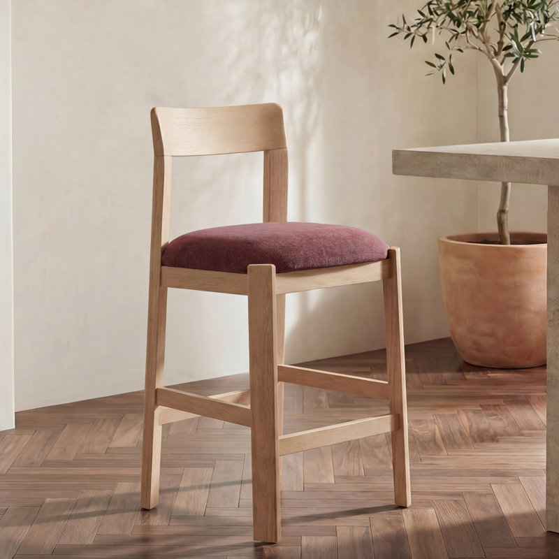Oli Counter Stool Dark Green, Purple