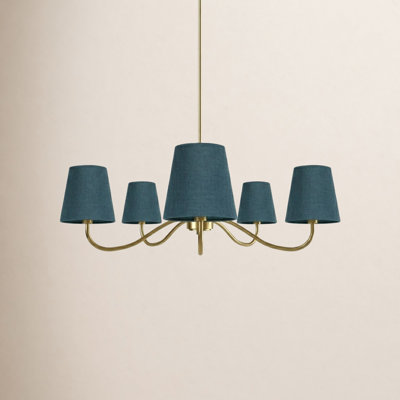 Corda Wrought Iron 5-Light Chandelier