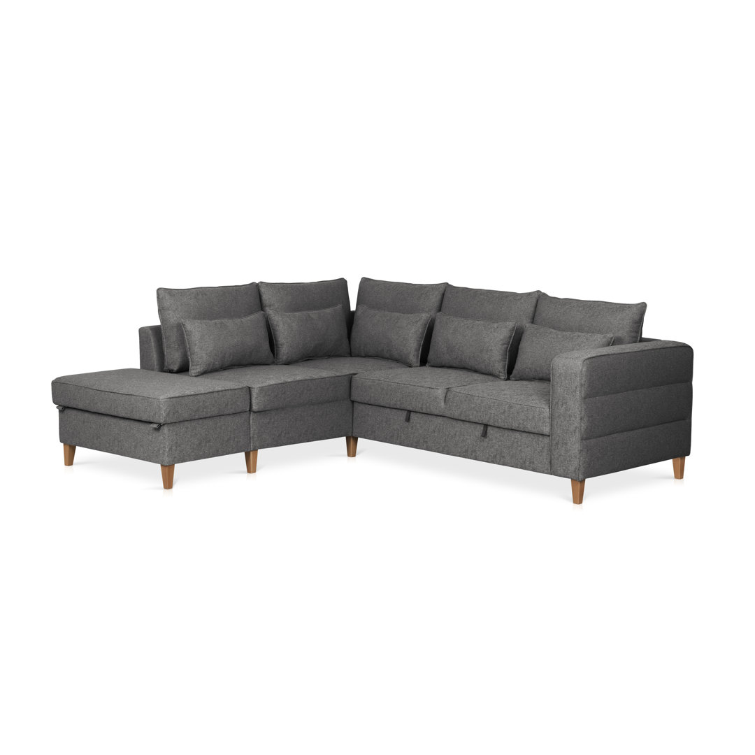 Ecksofa Degaglia mit Bettfunktion