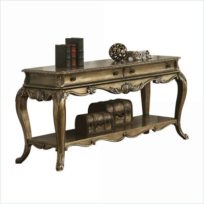Table basse vintage en chêne avec tiroirs Tablette inférieure, rangement coulissant pour le salon