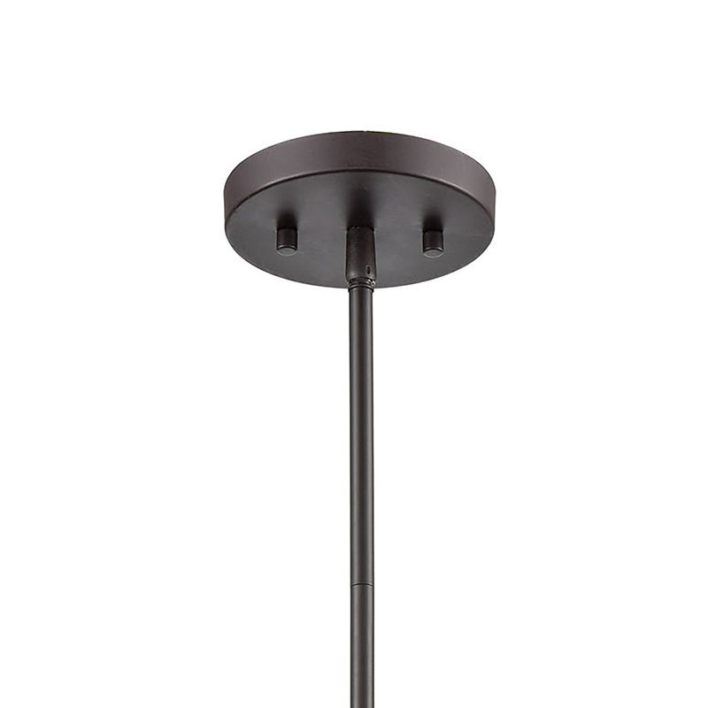 Mini-luminaire suspendu 1 lumière de 12 po Mickley - bronze huilé