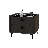 Black Nightstand with Charging Station, Wireless Charging & 3-Color LED Light – Bedside Table with USB-C, USB-A & AC Outlet, 2 Soft-Close Drawers, Tempered Glass Top-1501409288