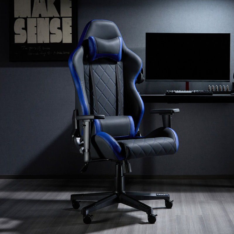 San Marino Gaming Chair Black, Blue