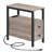 24'' Tall 2 - Drawer End Table with Storage and Charging Station-1390071585-1398866849