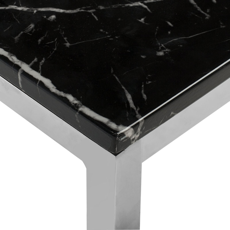 Table de bout cadre Winnie, Chrome
