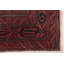 Tapis noir, rouge Melis 3 pi 3 po x 5 pi 8 po
