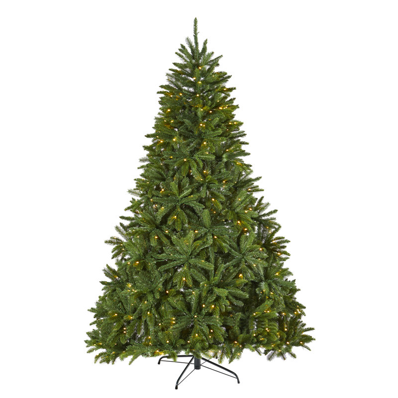 Lighted Artificial Christmas Tree, 84in.