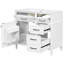 Meuble-lavabo simple 36 po avec comptoir en céramique 36 po | Idée de cadeau-461998293