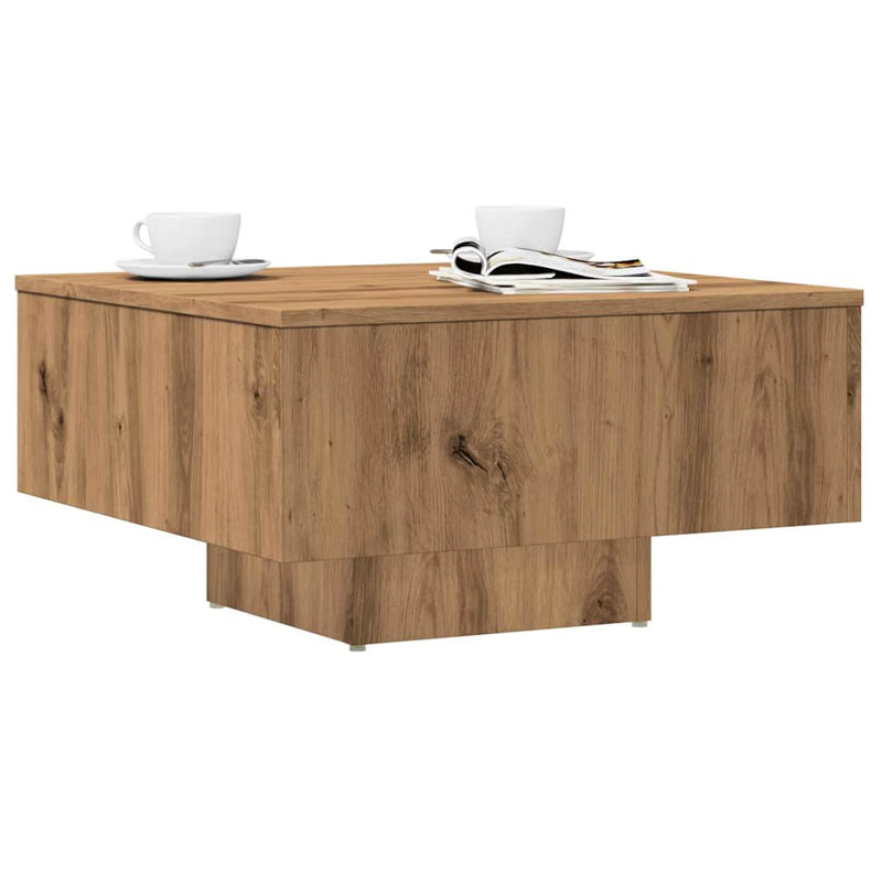 Etana Pedestal Coffee Table, Artisan Oak