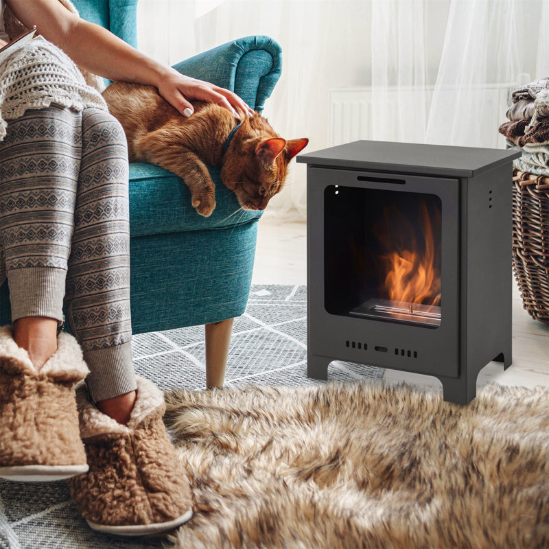 Coker Belfry Heating 40cm W Black Fireplace