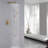 10" Square Complete Shower System With Rough-in Valve And Hand Shower-73566710