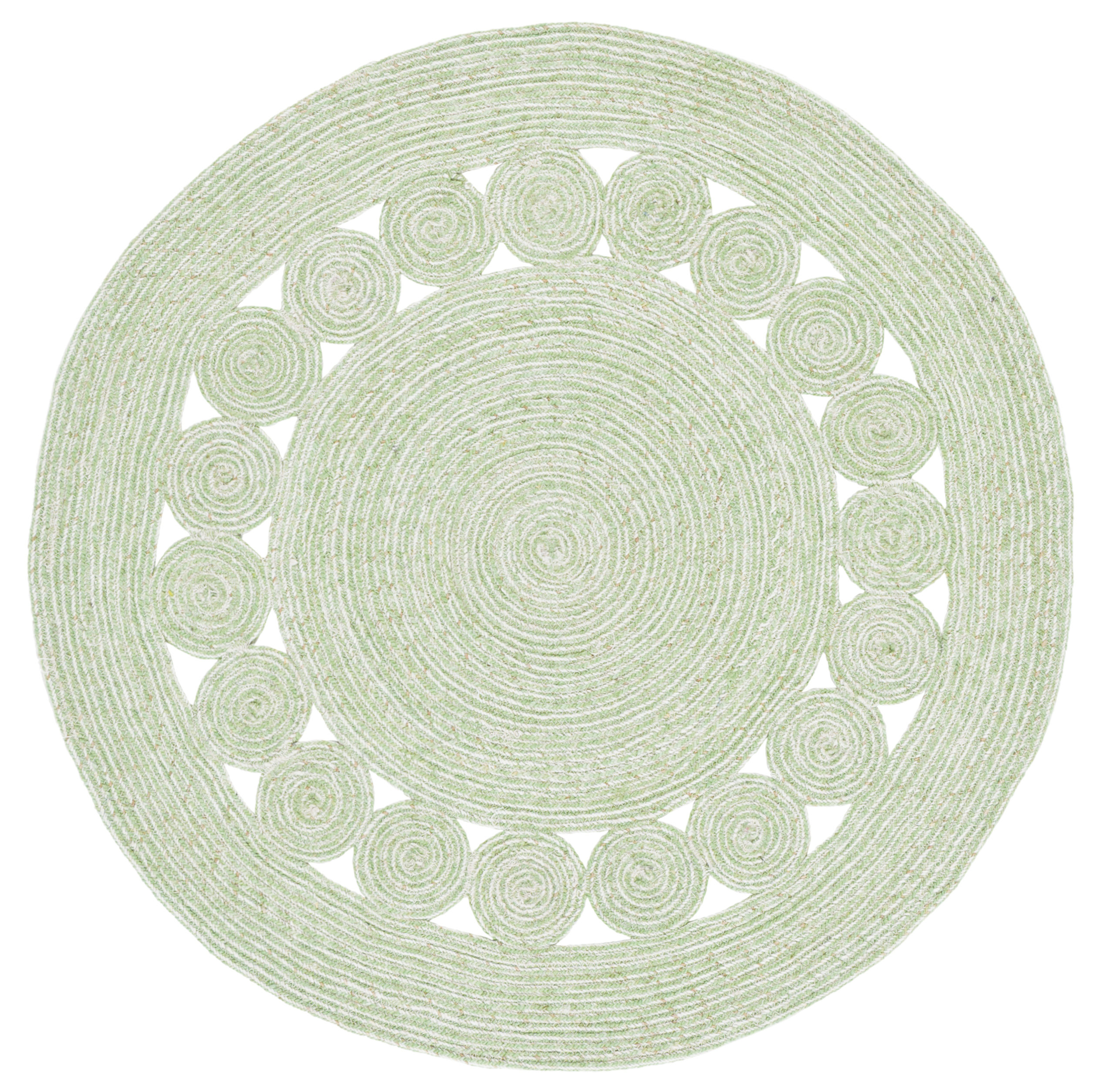 Highland Dunes Braided Hand Woven No Pattern Indoor Rug | Wayfair