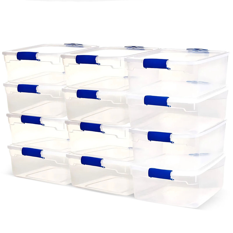 Homz Plastic Storage Tub & Tote