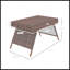 Table d'appoint pliante en rotin