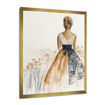 Femme Fashion Dress In Summer - Décoration murale mode femme