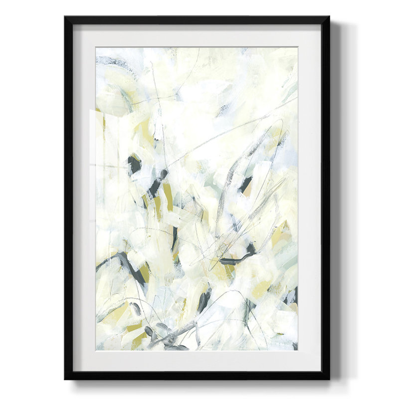 Ice Scribe I - impression encadrée, H 25,5 po x l 17,5 po, Noir