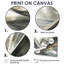 Diamond Silver Streams - Abstract Modern Waves, impressions encadrées-920582834-920582833