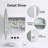  30 x 30 Inches Round Frameless Bathroom Medicine Cabinet,Surface Mounted with Storage, Wall Cabinet for Bathroom & Powder Room-422954474