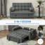 Seila 2 Seater Linen Sofa Bed-2030892033