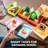 Color Sorting Food Toy with Display Rack & 6 Boxes