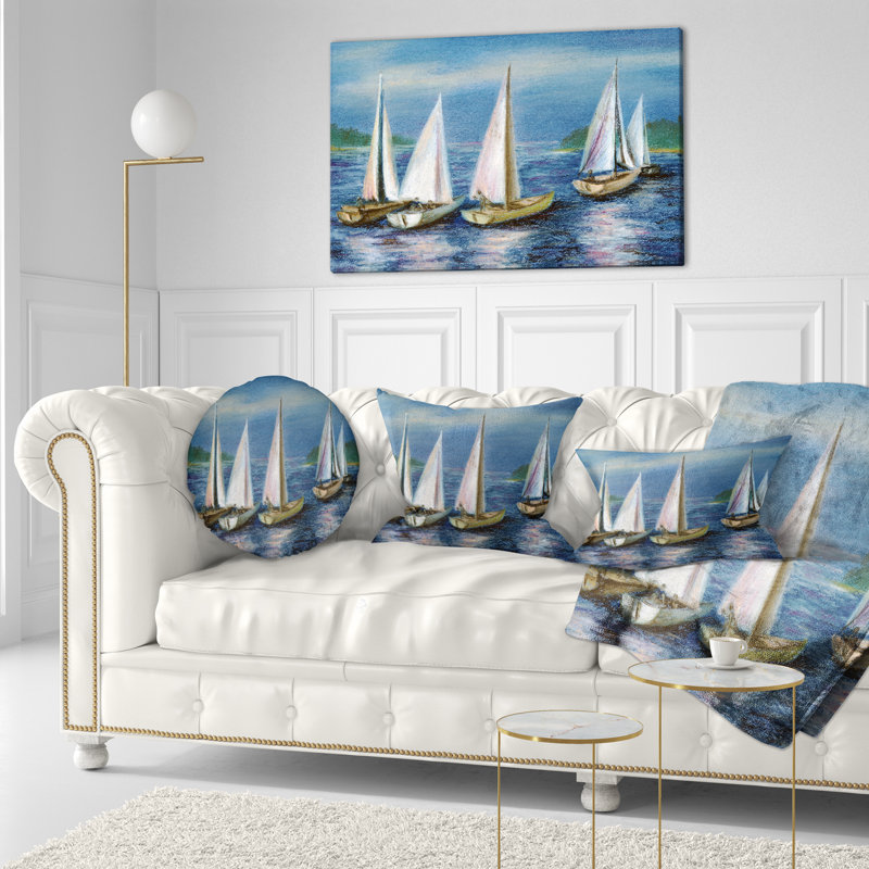 Yousset par Obsky Sea - Coussin décoratif imprimé Sea & Shore