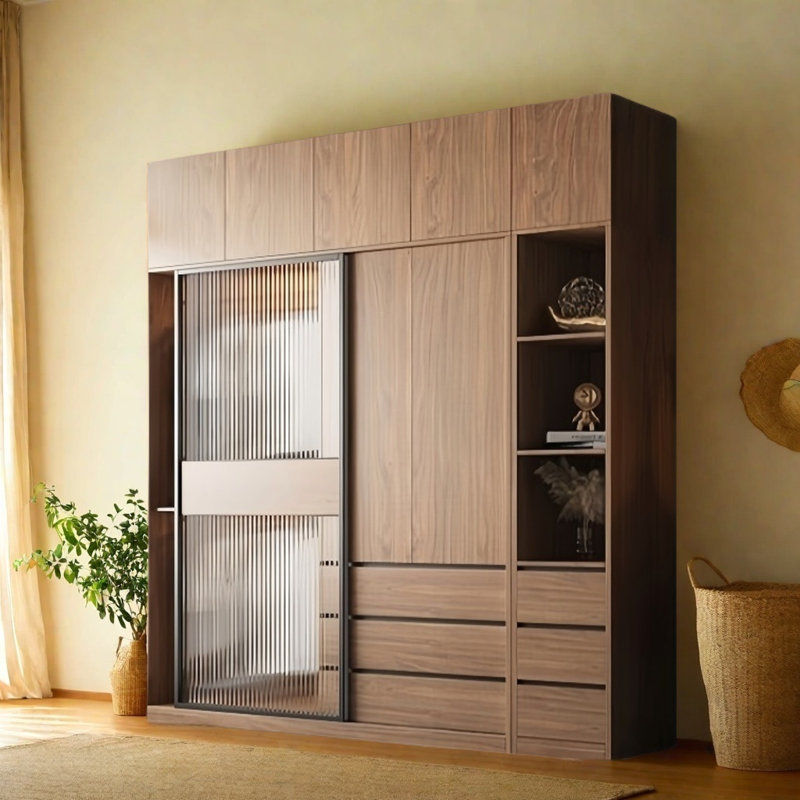 Armoire moderne, simple, pratique, élégante et élégante, H 99 po x l 95 po x P 24 po