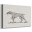 Toile tendue avec neutre Neutre Pointer II-563997665
