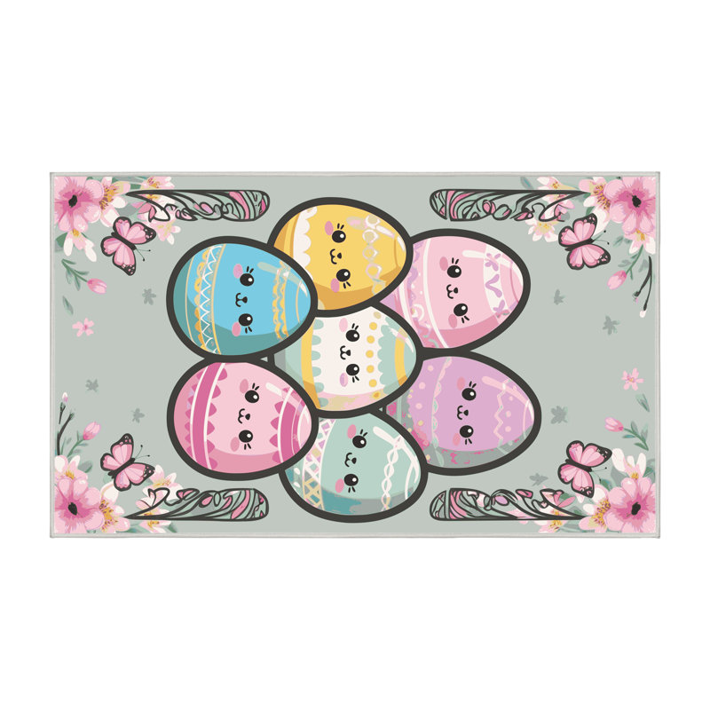 Tapis de vacances de Pâques The Holiday Aisle®, Rectangulaire 8 pi x 10 pi