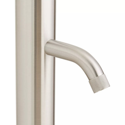 Kirwin Outdoor Retrofit Shower with Shower Head, Hand Shower, and Hose