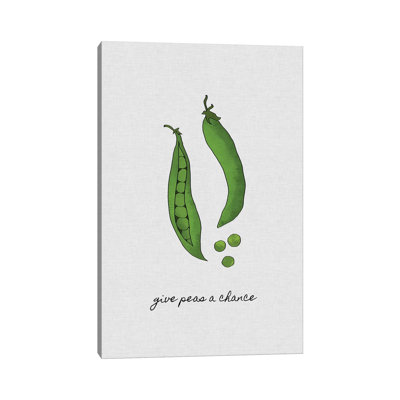 Give Peas A Chance by Orara Studio - Wrapped Canvas Gallery-Wrapped Canvas Giclée