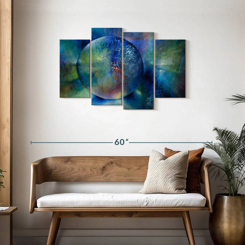 Illuminé, H 27 po x l 43 po