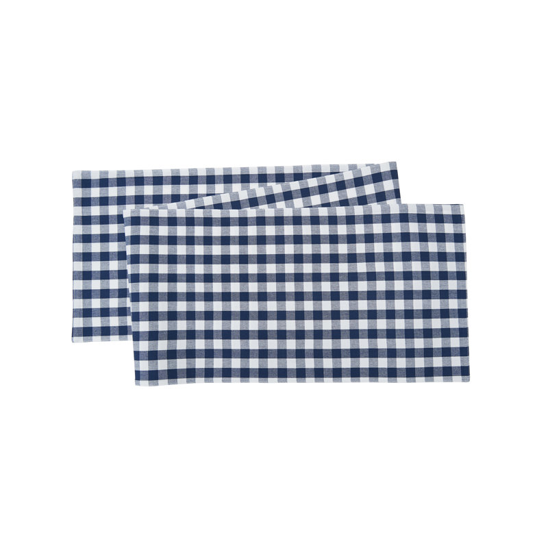 Rolaine Ashford Cotton Table Runner, Blue