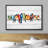 " Watercolor Row Of Birds On A Wire Canvas Print Colorful And Whimsical Bird "-98179664-98179662