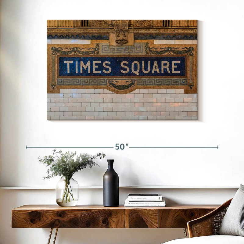 Lynelle Mosaic Times Square Sign, 26" H x 39" W