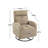 Upholstered Swivel Glider Rocking Chair-1469234373