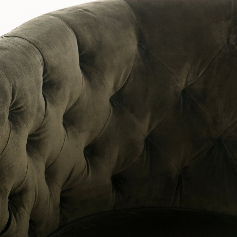 Hanover Swivel Barrel Chair, Surrey Olive