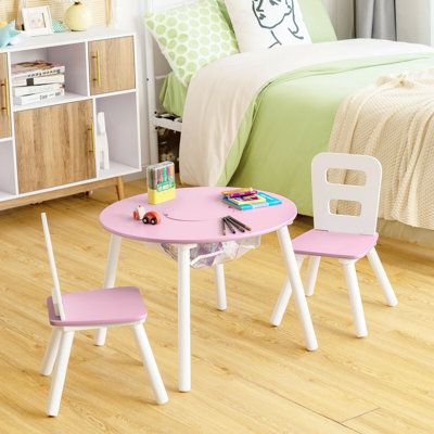 Kids Round Play Or Activity Table and Chair Set