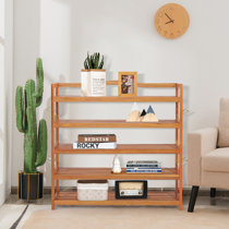 Real Living - Natural Wood Shoe Rack