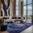 Machine Washable Purple Area Rug-919360857